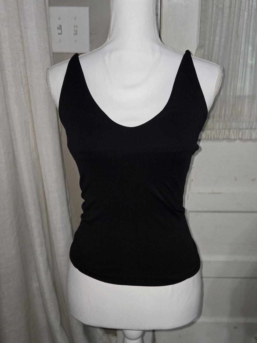 Free People Intimately Black Logo Scoop Tank - Picture 2 of 7